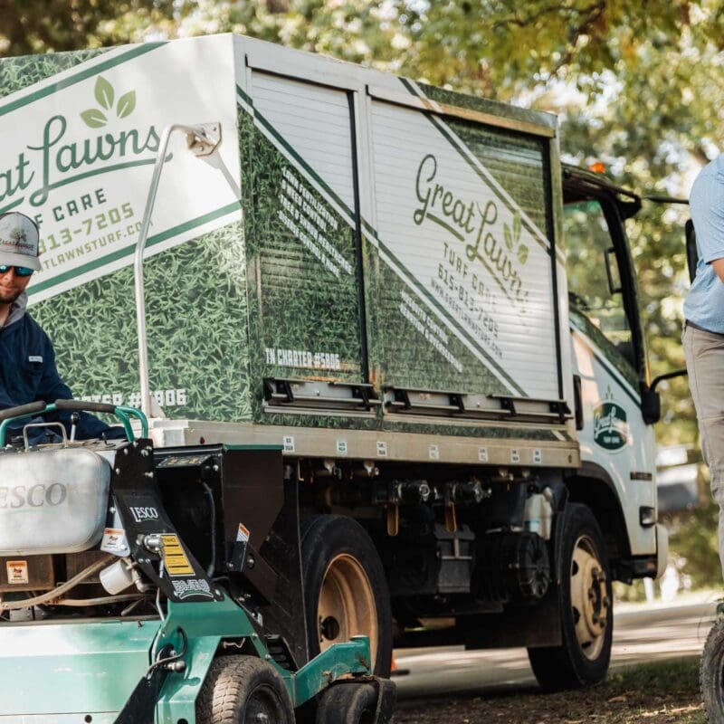 Lawn Aeration in Nashville, TN