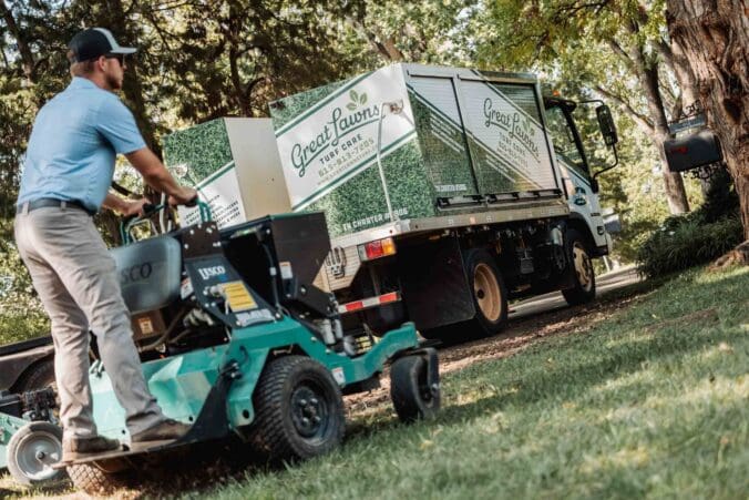 Lawn Aeration in Nashville, TN