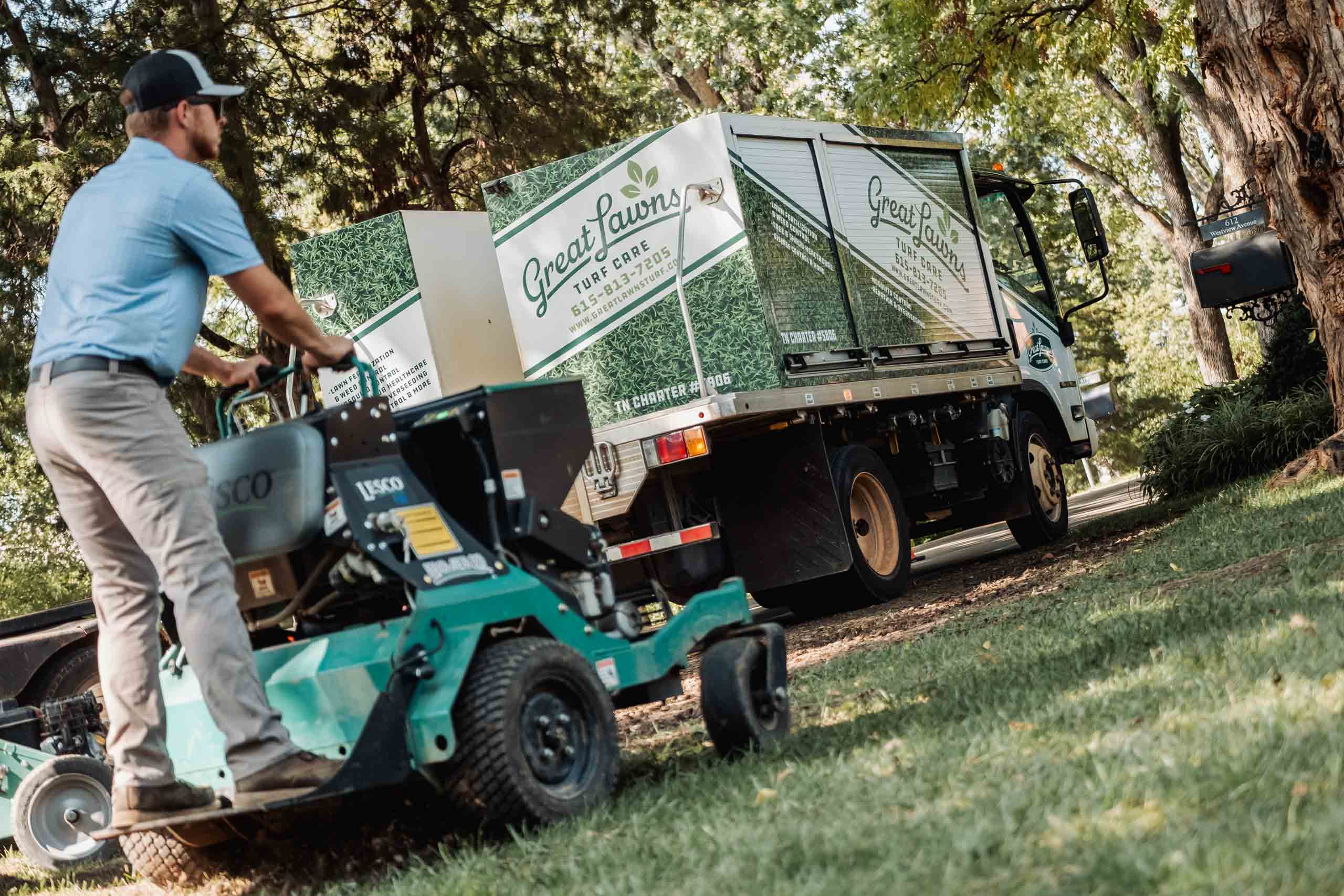 Lawn Aeration in Nashville, TN